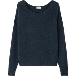 American Vintage Γυναικεία Πλεκτή Μπλούζα Navy Μπλε DAM225