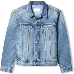 Calvin Klein Ανδρικό Μπουφάν Τζιν Μπλε LV04RF957G-WE9