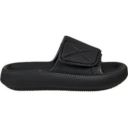 Mitsuko Γυναικείες Παντόφλες Καλοκαιρινές Flatforms Μαύρες SA66755W