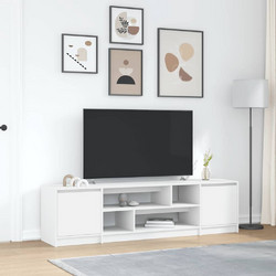 vidaXL Έπιπλο Τηλεόρασης Μοριοσανίδα Άσπρο Μ188.5xΠ41xΥ50cm 3328417