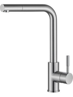 Cresman Melia 13971 Μπαταρία Κουζίνας Πάγκου Διπλής Παροχής Ανάμεικτη Inox