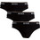 Hugo Boss Ανδρικά Σλιπ Βαμβακερά Μαύρα 3Pack 50475273-001