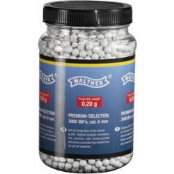 Umarex Walther Premium Selection Βλήματα Airsoft BBs 6mm Πλαστικά 0.2g 3000τμχ