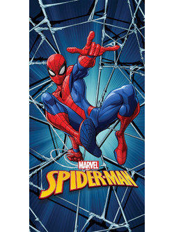 Dimcol Spider-Man 550 Παιδική Πετσέτα Θαλάσσης Microfiber Μπλε 70x140cm 54460912079