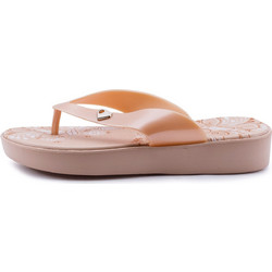 B-Soft Γυναικείες Σαγιονάρες Flatforms Μπεζ 220-7000-4