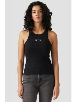 Levi's Γυναικείο Καλοκαιρινό Top Ριπ Μαύρο A9415-0005