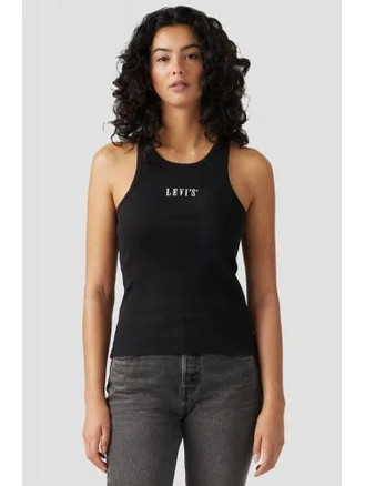 Levi's Γυναικείο Καλοκαιρινό Top Ριπ Μαύρο A9415-0005
