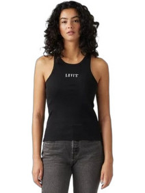 Levi's Γυναικείο Καλοκαιρινό Top Ριπ Μαύρο A9415-0005