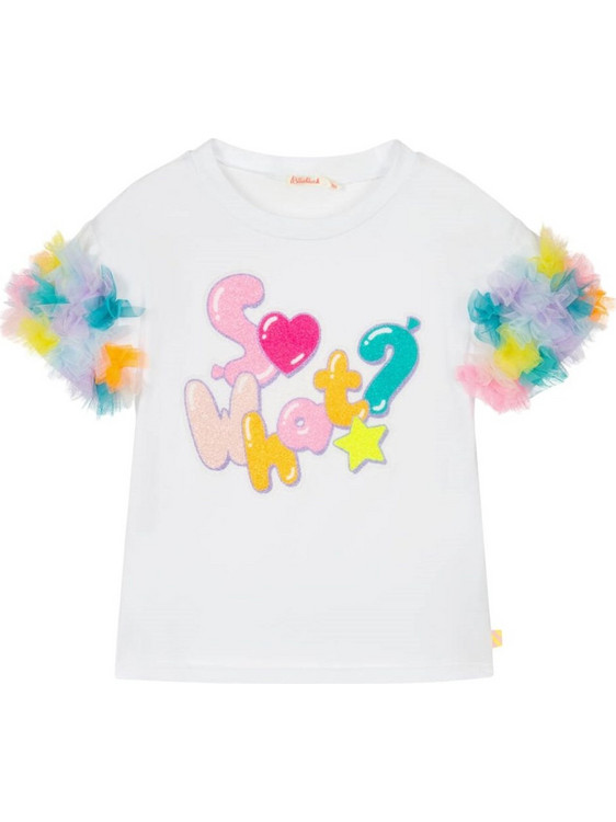 Billieblush Παιδικό T-Shirt Κοντομάνικο Λευκό U20927-10P