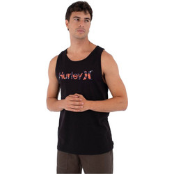 Hurley Ανδρικό Αθλητικό T-Shirt Μαύρο MTKEUED0009-010
