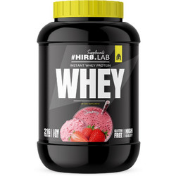 Hiro.Lab Instant Whey Strawberry Πρωτεΐνη Ορού Γάλακτος Χωρίς Γλουτένη 2kg