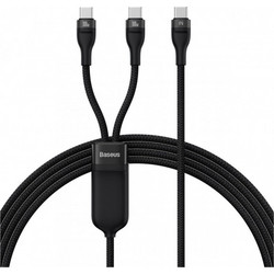 Baseus CASS060001 Braided USB-C to USB-C 1.5m Black