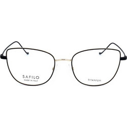 Safilo LINEAT10-I46 Γυναικείος Σκελετός Γυαλιών Οράσεως Μεταλλικός Μαύρος