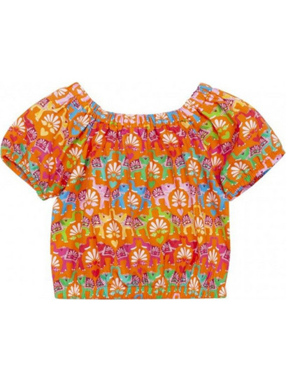 Agatha Ruiz De La Prada Παιδικό Crop Top Κοντομάνικο Πολύχρωμο PVTSH0478