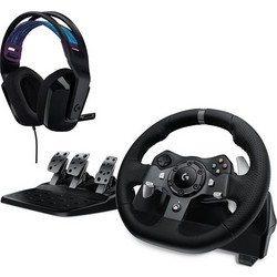 Logitech G920 Driving Force & G335 Τιμονιέρα 900° με Πετάλια για PC / Xbox