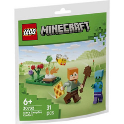 Lego Minecraft Alex's Campfire Conflict για 6+ Ετών 30732