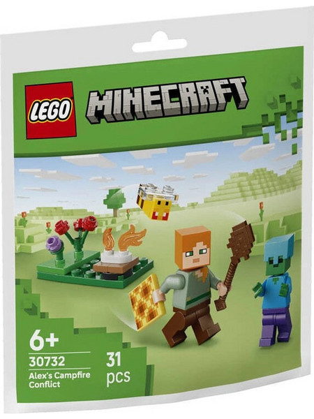 Lego Minecraft Alex's Campfire Conflict για 6+ Ετών 30732