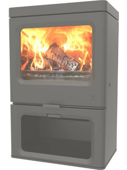 Charnwood Skye 7 Store Stand Pewter Μαντεμένια Ξυλόσομπα 7kW