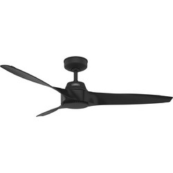 Hunter Canberra 52880 Ανεμιστήρας Οροφής 132cm 14W με Τηλεχειριστήριο Μαύρος