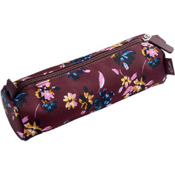 Sentio Painted Floral Κασετίνα Βαρελάκι Μπορντό ST60255