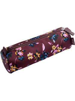 Sentio Painted Floral Κασετίνα Βαρελάκι Μπορντό ST60255