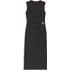Hugo Boss Midi Βραδινό Φόρεμα Μαύρο 50564202-001