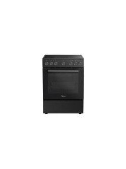 Midea MFO24D-ME4R10F (BK) Κουζίνα Ηλεκτρική 70lt με Κεραμικές Εστίες 60cm