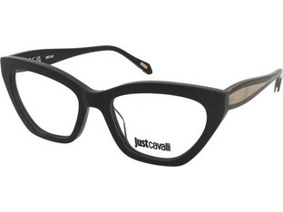 Just Cavalli VJC184 0700 Γυναικείος Σκελετός Γυαλιών Οράσεως Κοκάλινος Μαύρος