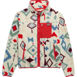 Superdry Γυναικεία Ζακέτα Fleece Μακριά με Φερμουάρ Εκρού W2012731A-M3O