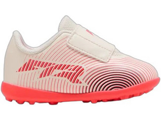 Puma Future 9 Play TF 109203-01 Παιδικά Ποδοσφαιρικά Παπούτσια με Σχάρα Μπεζ Πορτοκαλί