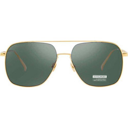 Bolon BL1001 C61 Ανδρικά Γυαλιά Ηλίου Aviator Μεταλλικά Χρυσά με Πράσινο Φακό