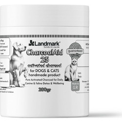 Landmark CharcoalAid Ενεργός Άνθρακας Σκύλου & Γάτας για Γαστρεντερικές Διαταραχές σε Σκόνη 200gr