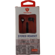 Technovo TN-A024 Handsfree In-Ear 3.5mm Black