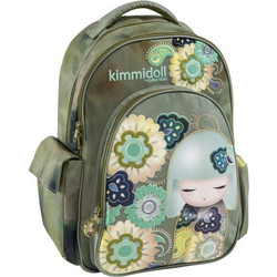 Kimmidoll Σχολική Τσάντα Πλάτης Δημοτικού Πράσινη 63212