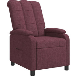 vidaXL Πολυθρόνα Relax Ανακλινόμενη Μωβ 42034968