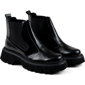 Northway Ανδρικά Chelsea Μποτάκια Δερμάτινα Μαύρα 505 Northway Ανδρικά Chelsea Μποτάκια Δερμάτινα Μαύρα 505