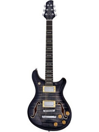 Sire Larry Carlton Q7 Ηλεκτρική Κιθάρα Semi-Hollow με Μαγνήτες HH & Ταστιέρα Ebony Transparent Black
