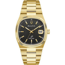 Bulova Super Seville Precisionist Ανδρικό Ρολόι με Χρυσό Μεταλλικό Μπρασελέ 97B246