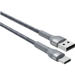 Ezra DC349 Stainless USB-A to USB-C 15W 1m Grey