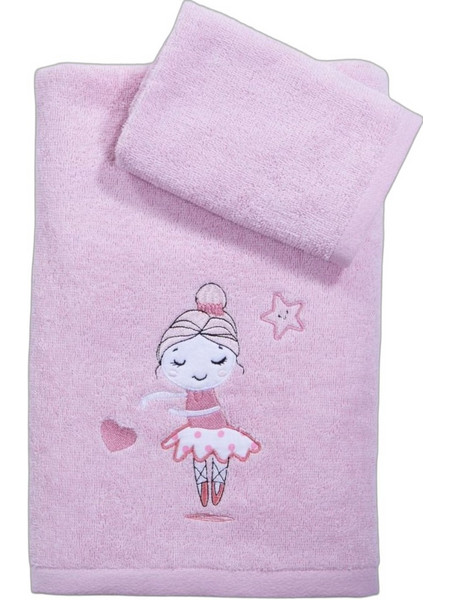 Nef-Nef Ballerine World Σετ Παιδικές Πετσέτες 2τμχ 420gr/m² 041057