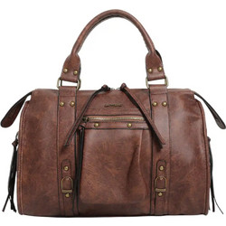 Bag to Bag Γυναικεία Τσάντα Χειρός από Δερματίνη Καφέ BTB0016