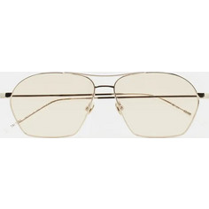 Kaleos SALTERS C005 Γυναικεία Γυαλιά Ηλίου Aviator Μεταλλικά Χρυσά με Καφέ Φακό