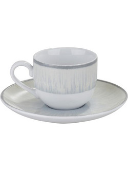 Oriana Ferelli Σετ Φλιτζάνια Πορσελάνης Λευκά 220ml 6τμχ PR243366410