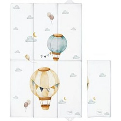Ceba Baby Balloons Φορητή Αλλαξιέρα Μωρού Πλαστική 60x40cm Λευκή
