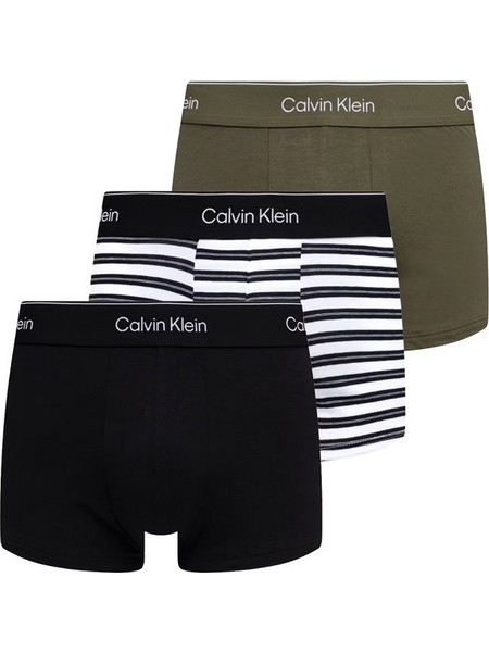 Calvin Klein Ανδρικά Μποξεράκια Σετ 3Pack Χακί LV00NB4389-5VV