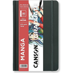 Canson Graduate Manga Sketchbook 14x21.6cm 200gr/m² 40 Φύλλα
