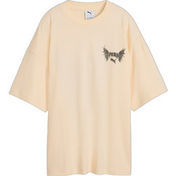 Puma Street Glam Bedazzled Graphic Tee Γυναικείο Αθλητικό T-Shirt Σομόν 636653-88
