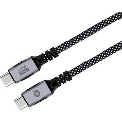 Conceptronic ETTA07B20 Braided USB-C to USB-C 100W 2m Black