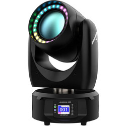 Audibax Alaska 100 Φωτορυθμικό Προβολέας LED DMX με Ρομποτική Κεφαλή RGB / UV / RGBWA / Πράσινο