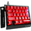 Ajazz AK029 Μηχανικό Gaming Keypad με Ice Land Διακόπτες RGB Black Red